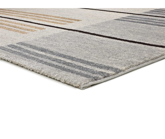 Alfombra de estilo étnico CRAFT - ATTICGO 133x190 Gris
