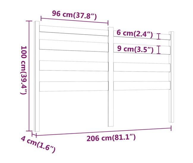 Cabecero De Cama 206 Blanco