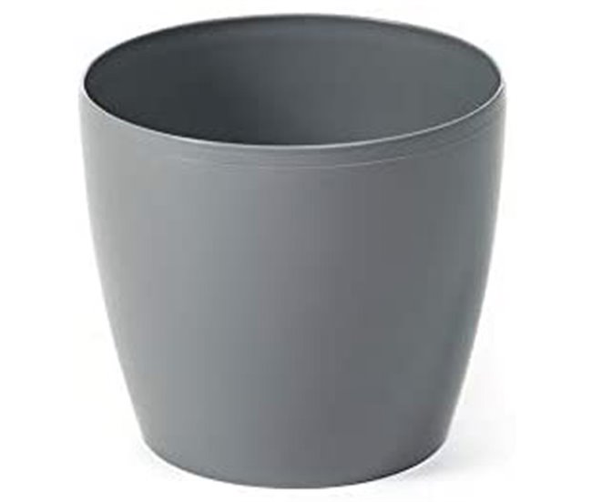 Macetero Magnolia 250 Mm - Blanco Gris