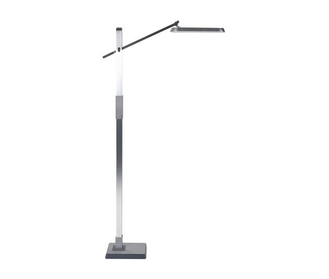 Beliani Lámpara de pie AQUARIUS Gris