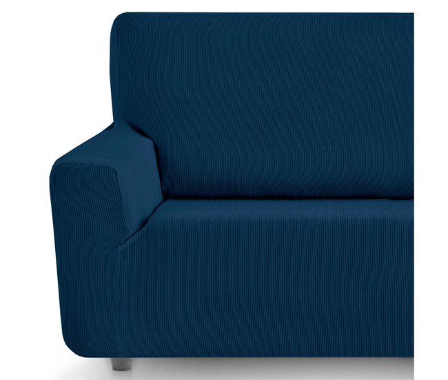 Vipalia Funda de Sofá Elástica Adaptable. Modelo Rustica. Azul