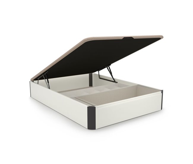 Canapé Luxury S-Max 3D 135x190 Blanco/ Gris