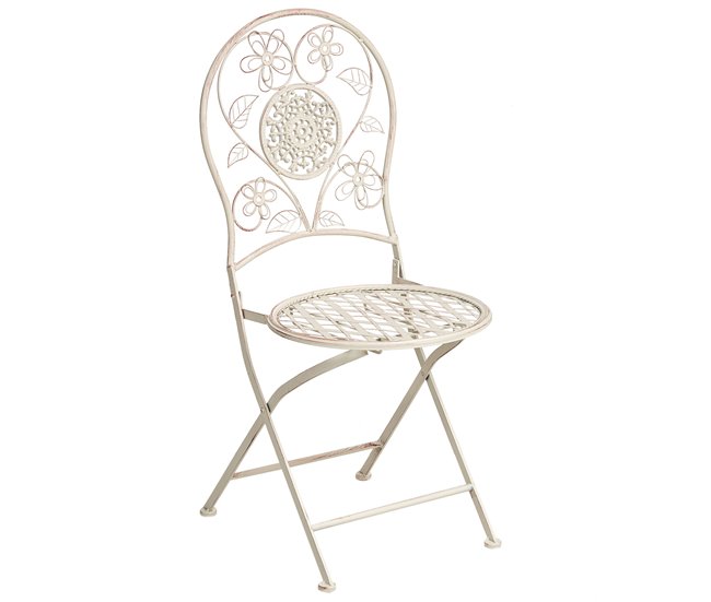 Beliani Silla de jardín YAVIZA Beige