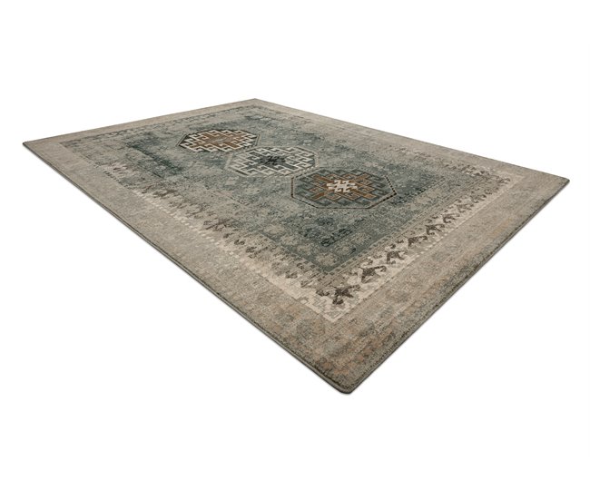 Alfombra de lana POLONIA ASHAN oriental 170x235 Verde