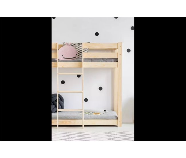 CLP Litera infantil de madera Mila 80x160 Natural