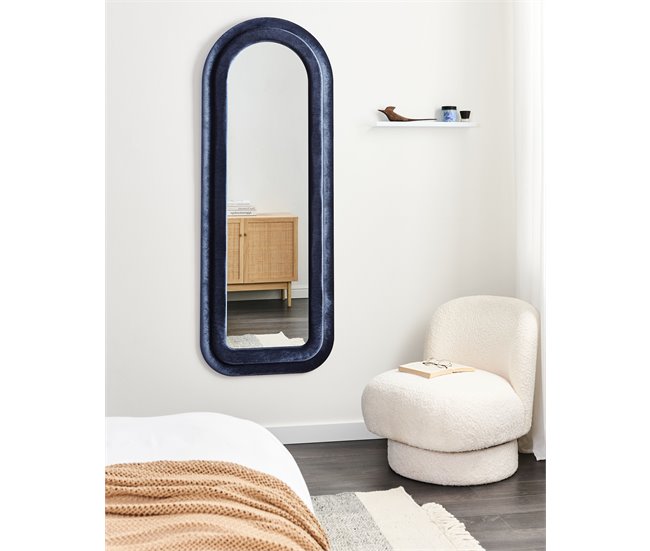 Beliani Espejo CULAN 60x4 Azul
