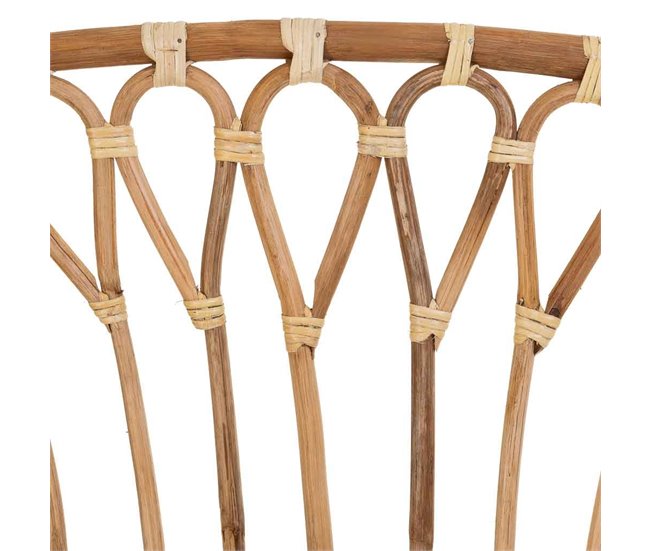 Cabecero de cama de caña Marron