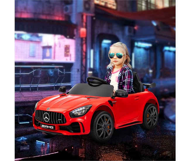 Coche Eléctrico Niños PP, Metal AIYAPLAY Rojo