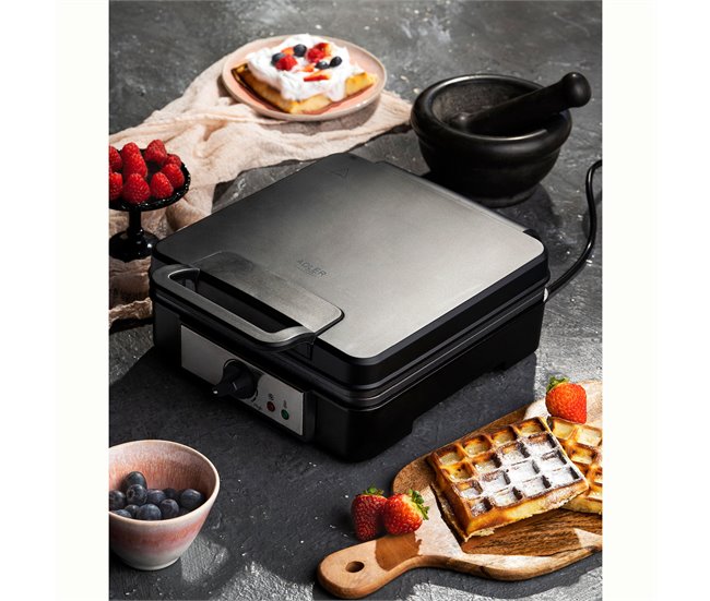 Gofrera Adler AD3049 Negro