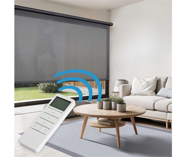 Estores Enrollables Motorizados Screen con Motor y Mando 
