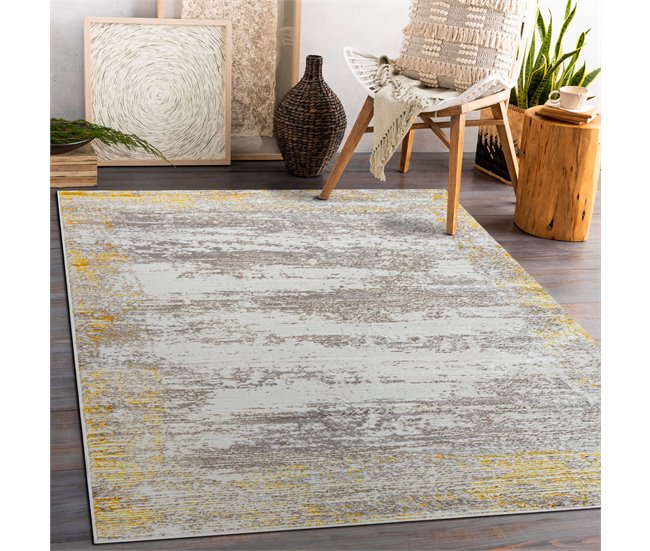 Alfombra CORE W9775 Marco, sombreado 120x170 Amarillo