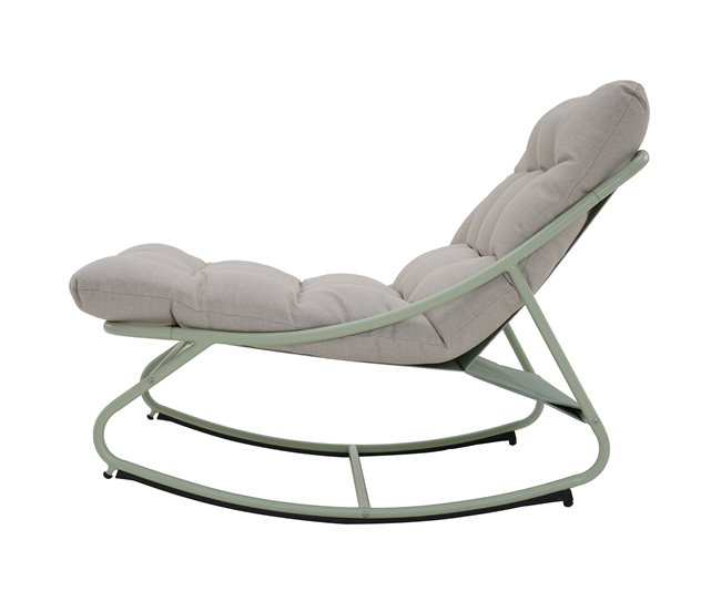 Sillón de jardín ROCKY color beige Blanco