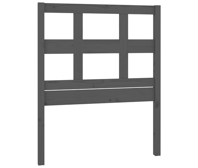 Cabecero cama - Mueble cabecero 80 Gris