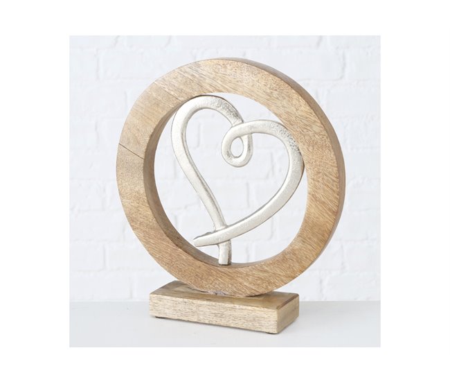 Figura decorativa LORETJA marca BOLTZE Gris/ Madera