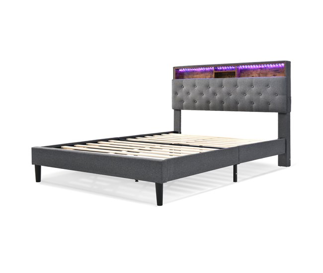 Camas de matrimonio Gris