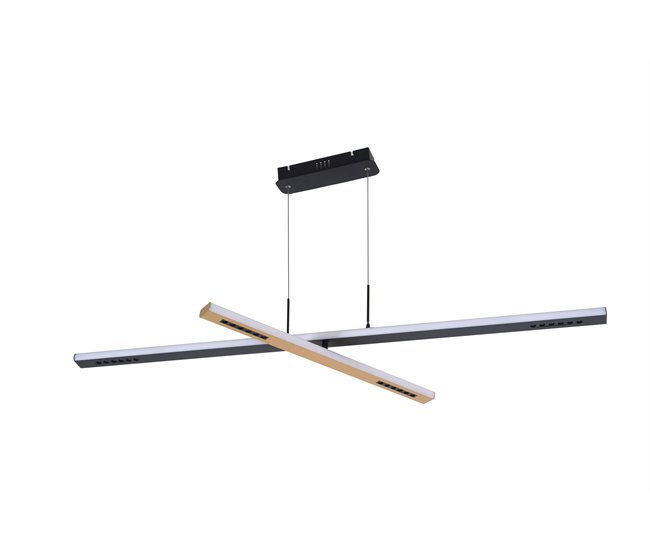 Lampara techo AZUSA marca CONFORAMA Negro