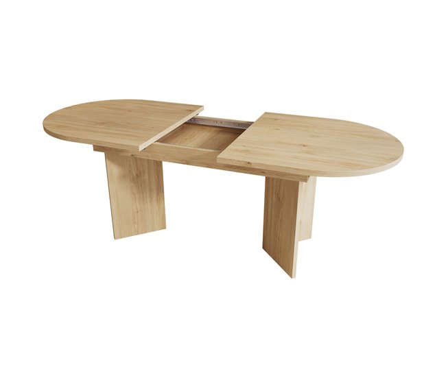 Conjunto comedor extensible 6 sillas vel Madera