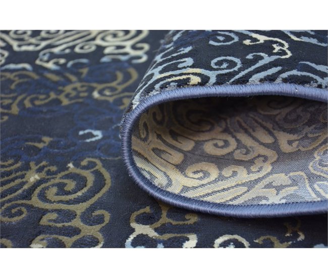 Alfombra DROP JASMINE 453 133x190 Azul Marino