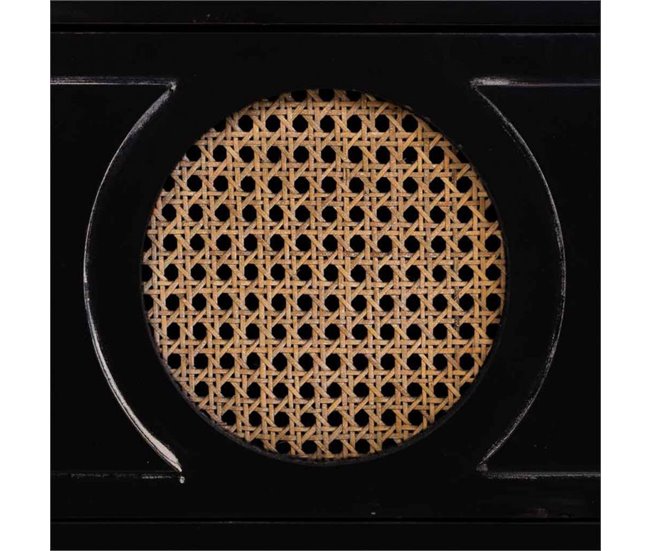 Cómoda de madera Negro