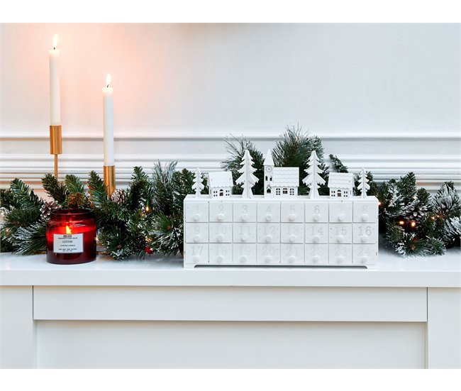 Beliani Figura decorativa MUONIO Blanco