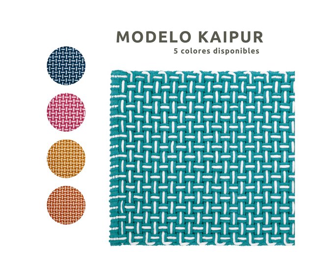 Alfombra baño Kaipur 45x70 Azul