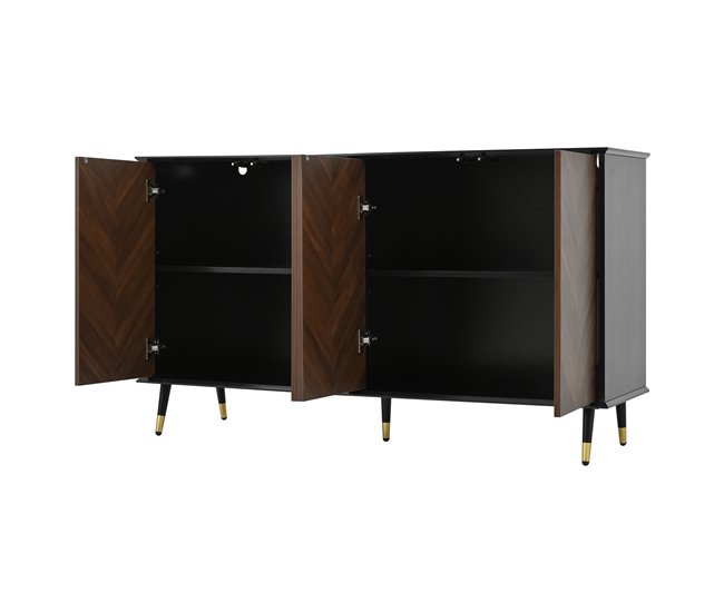Aparadores Negro/ Madera