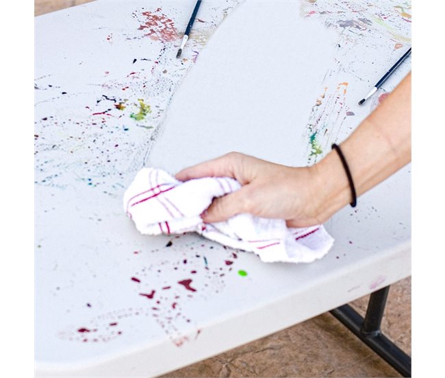 Mesa plegable picnic ultrarresistente infantil LIFETIME 82,5 x 90 x 53,5 cm UV100 Crema