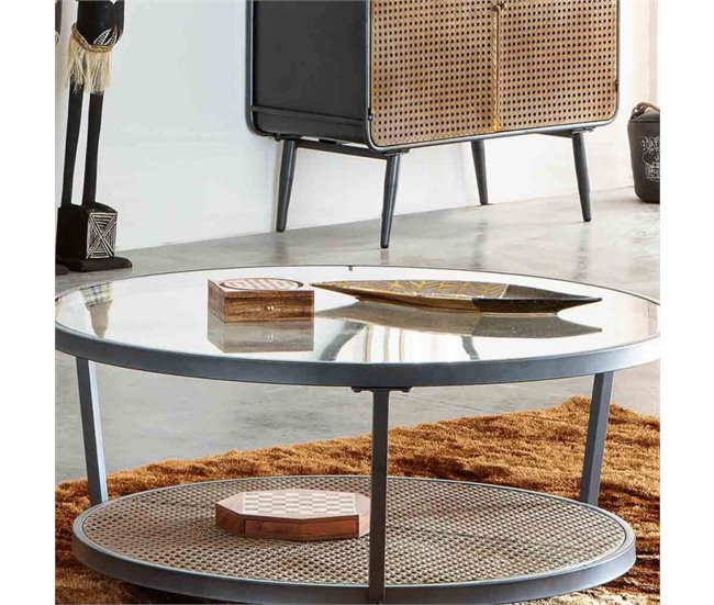 Centro de mesa de cerámica Dorado