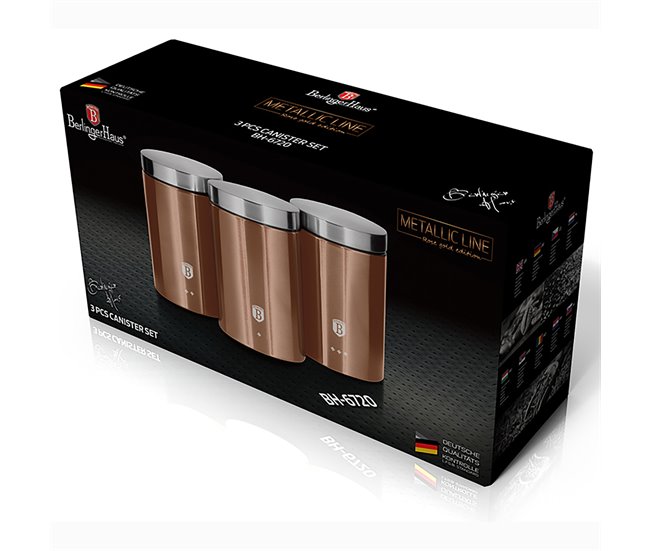 Botes de Cocina Berlinger Haus Black Silver Dorado