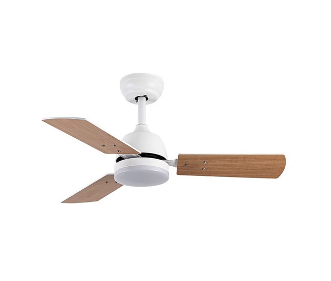 Ventilador De Techo Metal Serie Portico Blanco