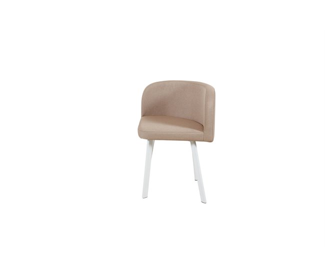Conjunto de salón 1 mesa y 4 sillas LILIAN Blanco