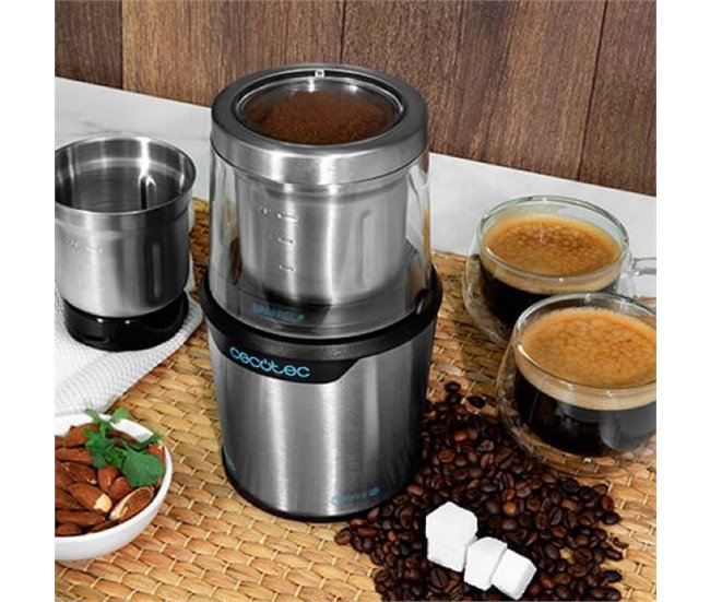 Cecotec Molinillo de café Molinillo De Café Y Especias Titanmill Inox