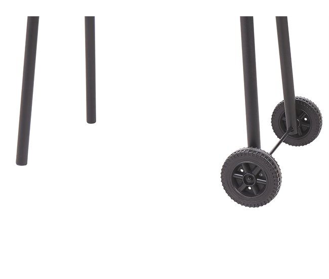 Beliani Barbacoa de carbón KATLA Negro