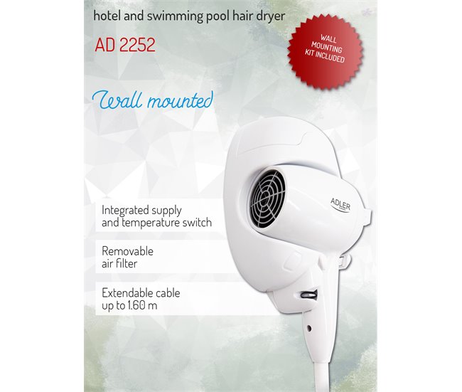 Secador de pelo Adler AD 2252 Blanco