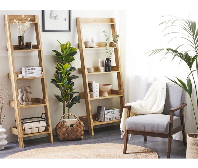 Estante para libros MOBILE TRIO Beliani Marron