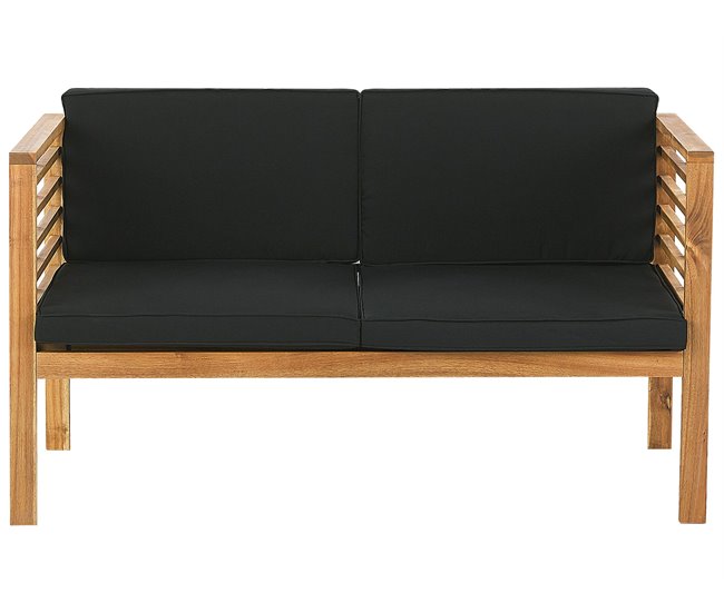 Beliani Conjunto de jardín Madera de acacia PACIFIC Marron