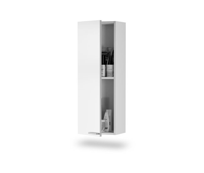 Columna de baño Inspire 1 puerta Blanco Brillo