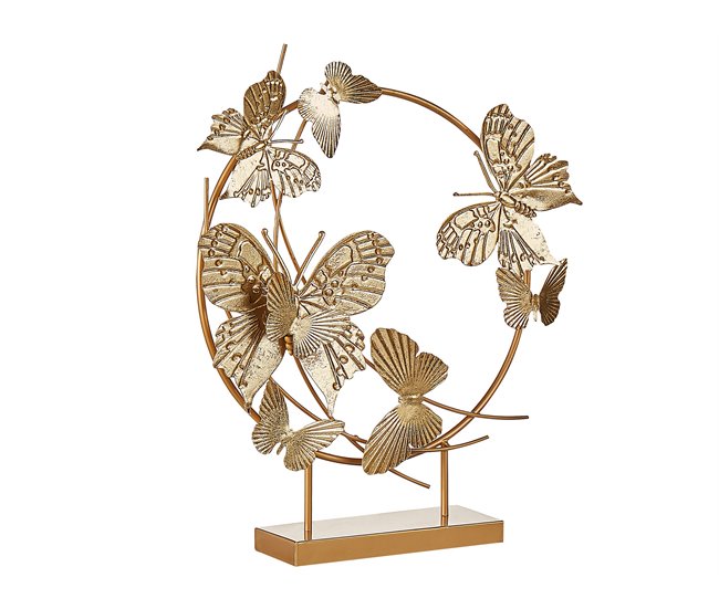 Beliani Figura decorativa BERYLLIUM Dorado