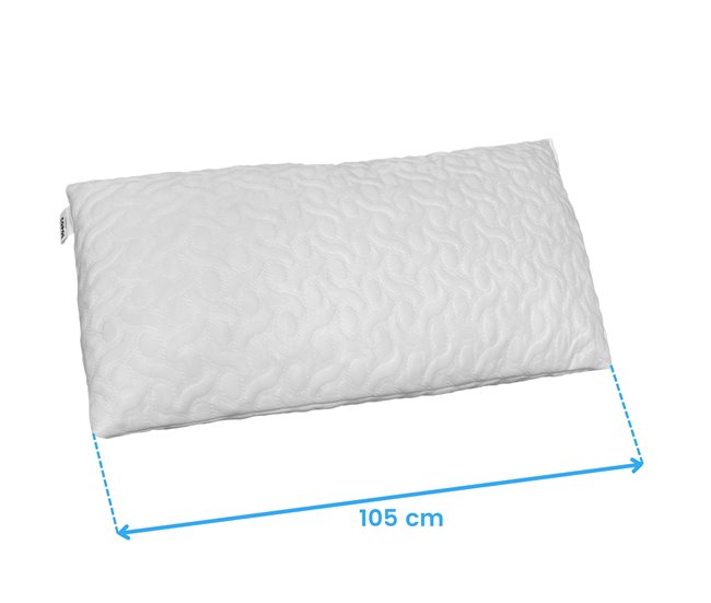 Almohada Viscoelástica Eko Copos 105x30 Blanco
