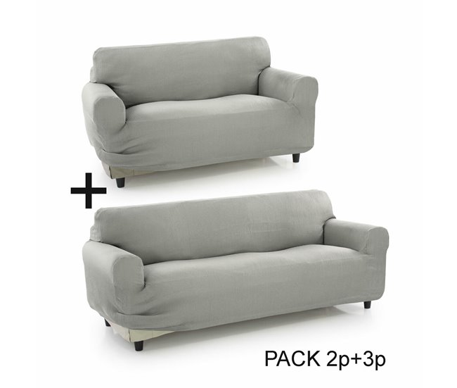 Funda para Sofá Pocket Duo Romeo Gris Claro