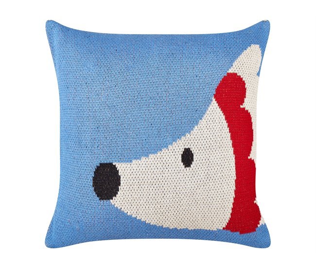 Beliani Cojín decorativo PASHOT Azul