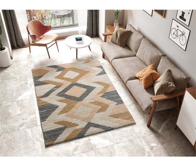 Alfombra de estilo étnico ENYA - ATTICGO 133x190 Multicolor