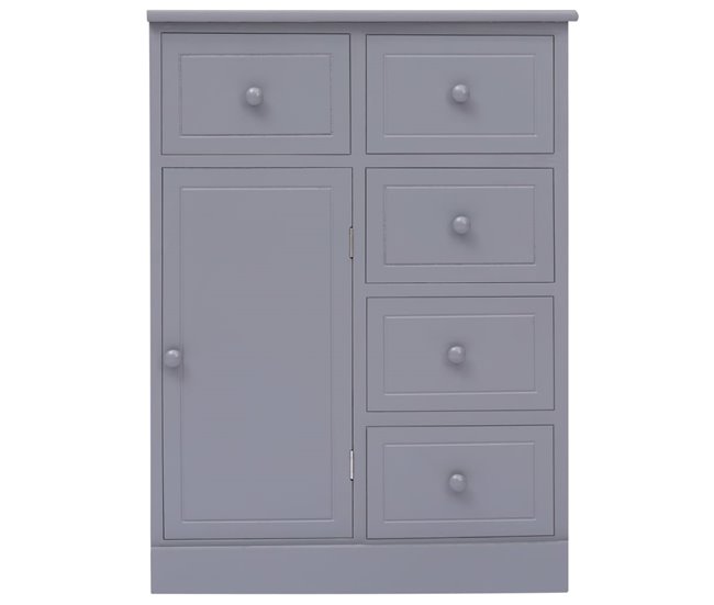 Aparador con 10 cajones madera 113 Gris