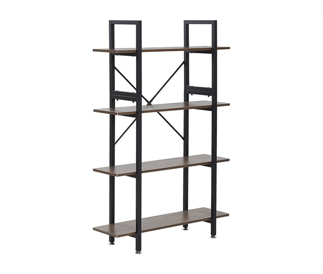 Beliani Estante para libros DARBY Marron