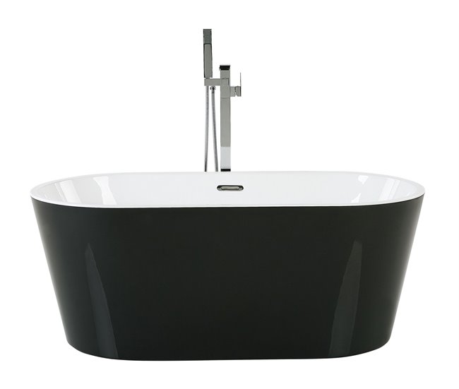 Beliani Bañera independiente HAVANA 72x170 Negro