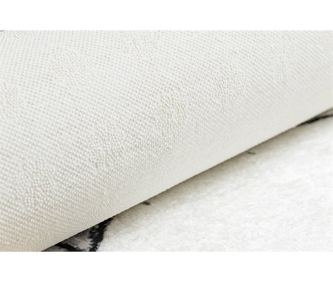 Alfombra lavable ANDRE 1126 Mármol griego 120x170 Blanco