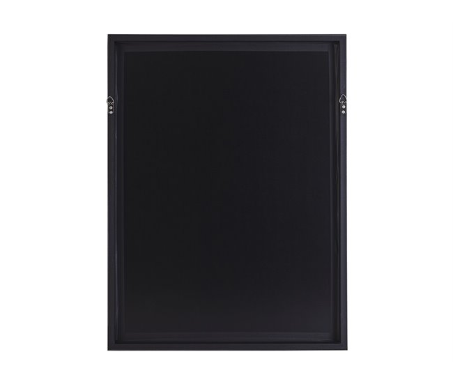 Beliani Impresión de pared enmarcada HIDMO Gris