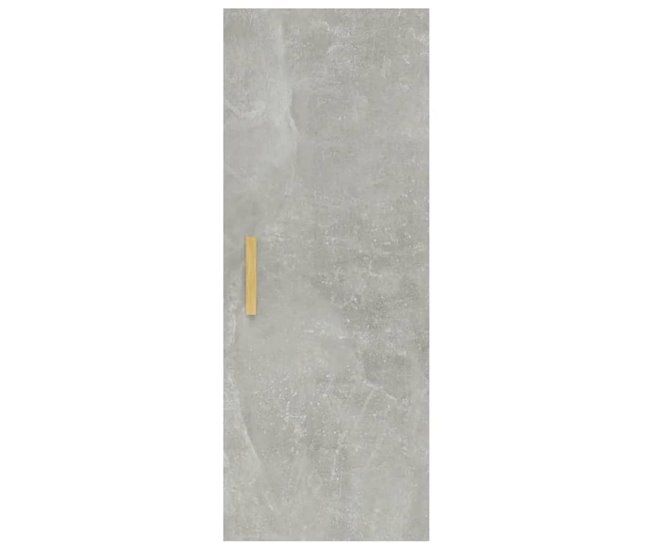 Armario de pared Cuby tirador con  estantes 34 Gris