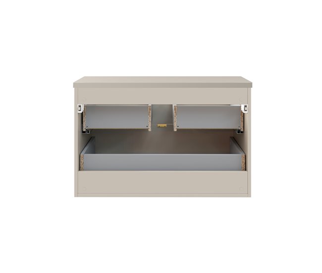 Mueble bajo lavabo encimera Azel 80 Beige