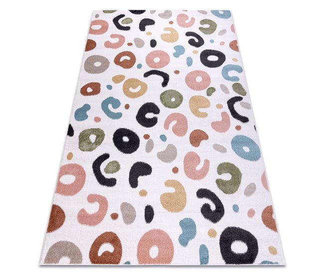 Alfombra FUN Spots para niños lugares 160x220 Multicolor